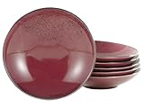Cette vaisselle tendance absolue en grès de qualité supérieure se présente dans une forme de coupe très tendance avec des vernis de couleur naturelle assortis, combinée avec un vernis réactif et un moucheté. La vaisselle donne exactement la tendance actuelle, à savoir l'artisanat, le naturel et la durabilité en combinaison avec une alimentation saine. Ne passera pas inaperçu.