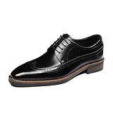 MlYJmer Men's Casual Leather Oxfords Dress Shoes...