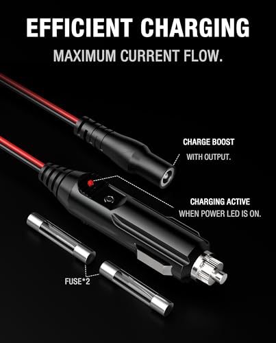 Cable de carga para batería de litio NOCO para viajes y rutas camper 2