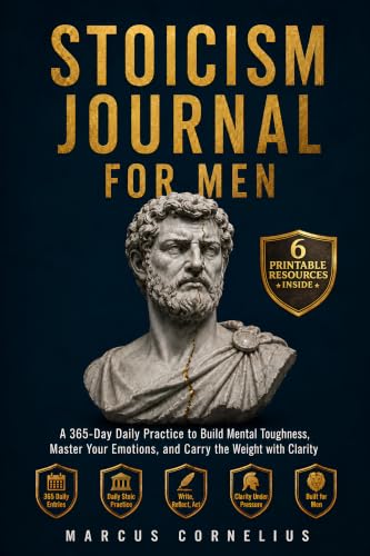 Stoicism Journal for Men: A 365-Day Daily Practice to Build Mental Toughness, Master Your Emotions, and Carry the Weight with Clarity