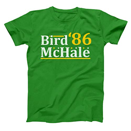 Bird McHale 86 Election Shirt Vintage Basketball Tee Boston Inspired Retro Sports Fan Shirt Unisex T-Shirt Large Green