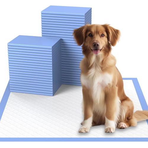 Rex & Roxy 50 Pack Puppy Pads | Leak-Proof & Absorbent Dog Training Pads | Rapid Drying Design | Heavy Duty | 60 x 45CM Rex & Roxy 50 Pack Puppy Pads | Leak-Proof & Absorbent Dog Training Pads | Rapid Drying Design | Heavy Duty | 60 x 45CM