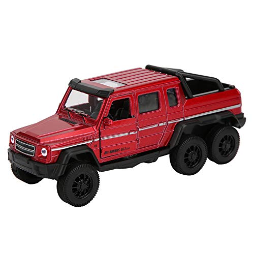 1:32 High Simulation Alloy Car Toy Pull Back Vehicle Model,With Light Sound,For Home Child Kid Gift (Mercedes Benz Red) #TOP1