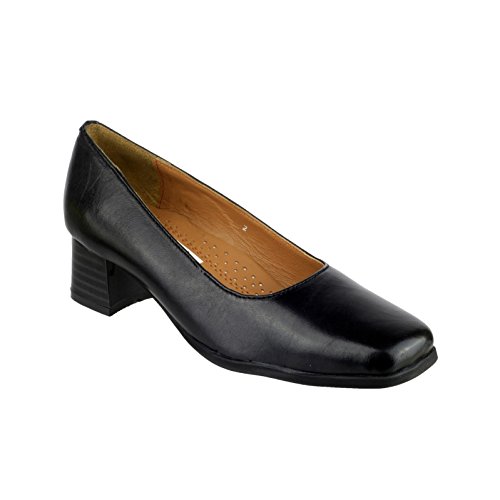 Amblers Walford Damen Schuhe Slipper Lederschuhe Pumps Damenschuhe Halbschuhe Schwarz EUR 43