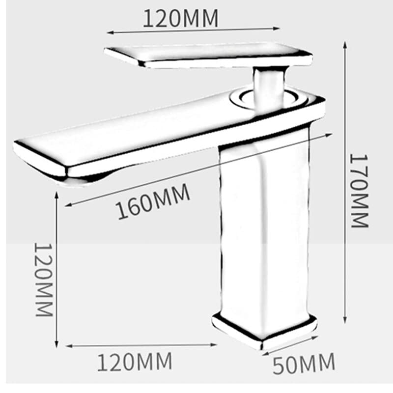 Mélangeur de lavabo laiton BR-2018A138 pour stopper les fuites de robinet