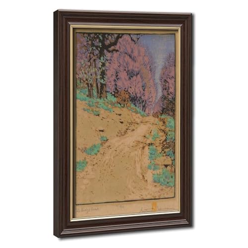 Impression sur toile Gustave Baumann The Ridge Road art poétique suspendu