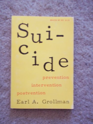 Suicide: Prevention, Intervention, Postvention 0807027758 Book Cover
