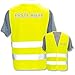 Produktbild Bedruckte Warnwesten mit ISO-Leuchtstreifen * Standard- oder Reflex-Druck * Erste Hilfe und Brandschutz * Begriff: Erste Hilfe (Reflektierend) * Farbe (Größe): Gelb (M/L)