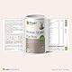 Raab Vitalfood® Bio Protein Shake Pur Plus (500 g) - Proteinpulver mit Erbsen- und Reisprotein, Plus Lactobacillus- und Bifidobakterien (Milchsäurebakterien), 78% Proteingehalt, Pur ohne Zusätze