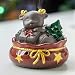 CGgJT Encens Brûleur Box Céramiques Christmas Fawn Fawn Encense Brûleur De Noël Accueil Décor Desktop Craft Ligne Encens Plaque Support Dropshipping Encens Burner (Couleur: A) (Color : A)