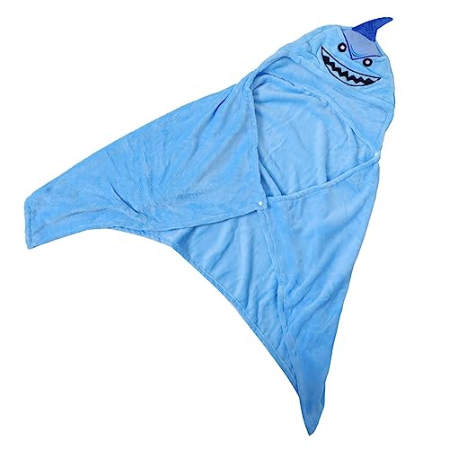 Hooded Bathrobe Coral Fleece Breathable Soft Towel for Cute Cartoon Design Quick Drying for Bathing Pool and Swim for Boys