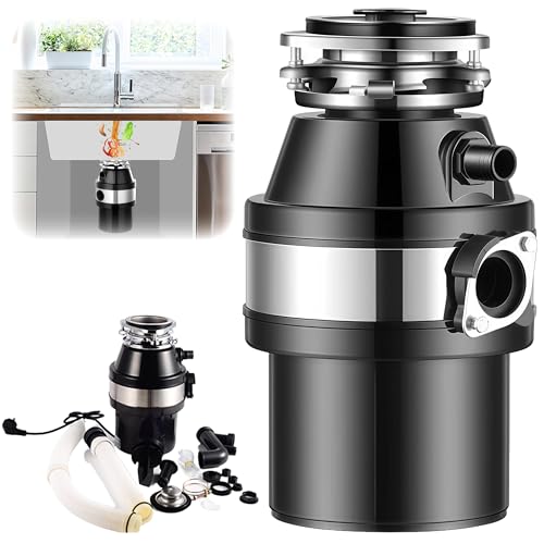 BESTXH Tritarifiuti in Acciaio Inox, Tritarifiuti per Avanzi di Cucina