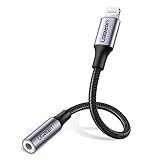 Einfache Konvertierung zum Klinkenanschluss: Mithilfe des Aux Adapters kann die Verbindung zwischen iPhone ohne 3.5mm Buchse und Audioanlage problemlos hergestellt werden. Ideal für den Anschluss an Kopfhörer, Headset, Headphone, Lautsprecher oder Auto, verlustfreie Musik zu jeder Zeit zu genießen.