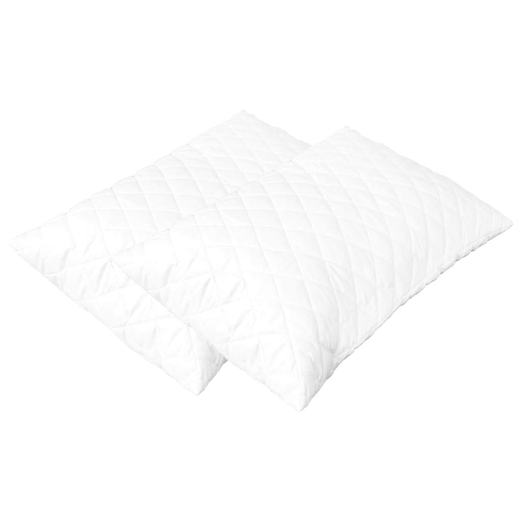 Set di 2 cuscini da 60 x 40 x 14 cm in memory foam, cuscino cervicale per comfort durante il sonno e supporto ortopedico, ideale per letto, divano, hotel, viaggi e persone allergiche