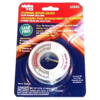 Alpha Fry AM33945 Cookson Elect Flow-Temp Lead-Free Plumbing Solder