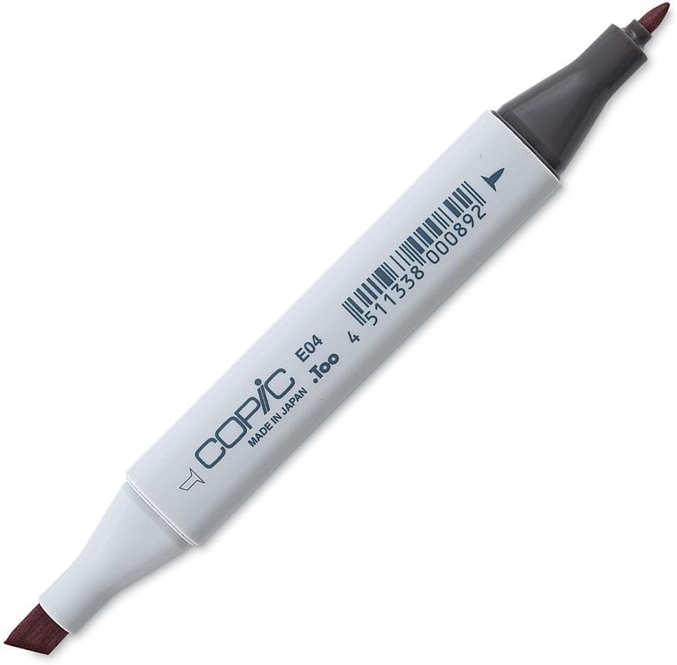 Classic, Dual-Tip Alcohol Marker, E04-Copic, Lipstick Natural