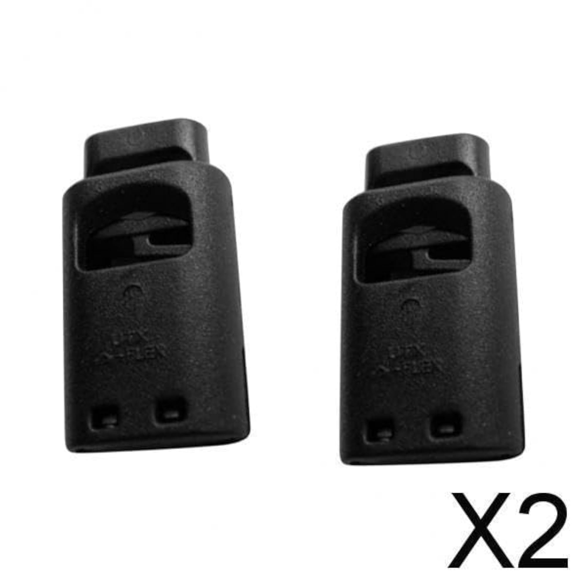 Single Hole Cord Lock Clip, Large, 2pcs