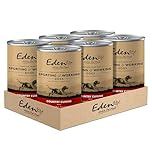 Eden Working & Sporting Dog Country Cuisine Wet Food 6x400g. Naturally Complete Wet Dog Food for Adult & Senior Working Dogs, Duck, Lamb, Rabbit, Venison. Added Superfoods and prebiotics