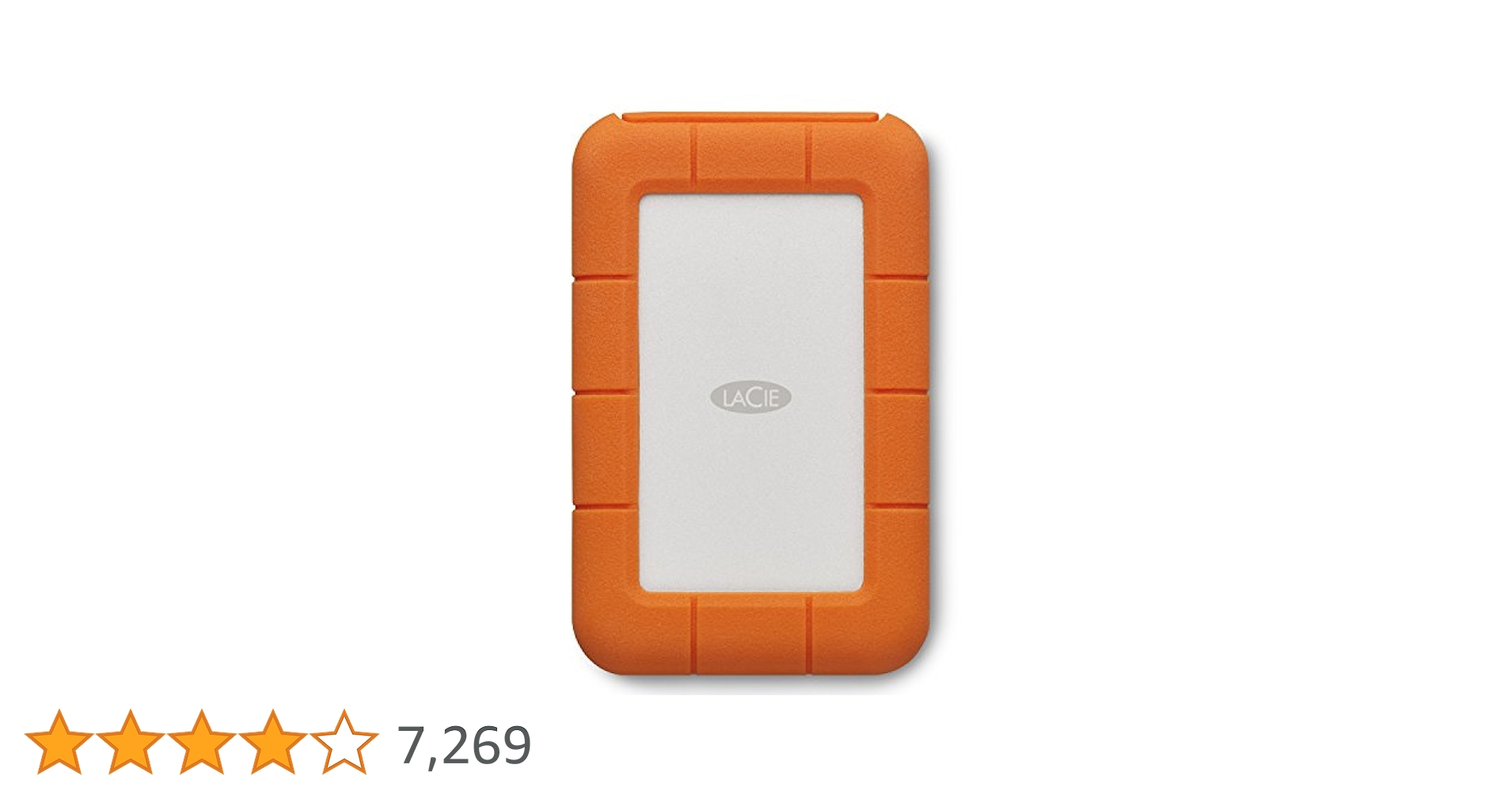 LaCie（ラシー）Rugged USB-C ポータブルHDD 4TB Amazon.com: LaCie Rugged USB-C, 4TB, Portable External Hard