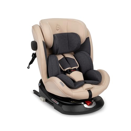 Siège auto MoMi EMI pivotant 360° pour enfant de 0 à 12 ans et jusqu'à 36 kg