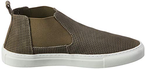 Sapato Casual Cano Alto em Couro Mobi, Fork, Masculino, Grafitte, 40