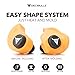 Decibullz - Custom Molded Earplugs, 31dB Highest NRR, Comfortable Hearing Protection for Shooting, Travel, Swimming, Work and Concerts (Orange)
