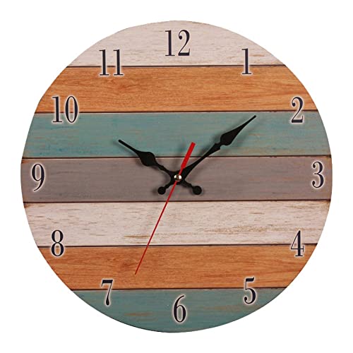 Horloge Murale pour Décoration de Salon Moderne, Mécanisme Vintage et Horloge Numérique