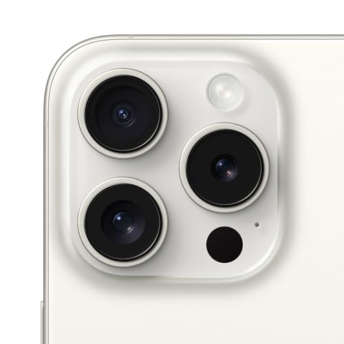 Apple iPhone 15 Pro, 128GB, White Titanium - Unlocked (Renewed) - Imagen 3