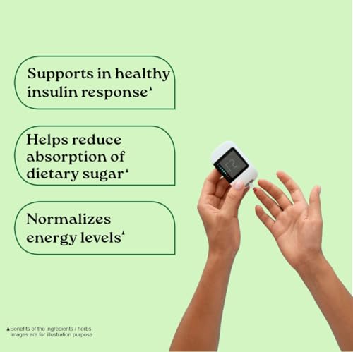 Image of A TATA Product - Organic India Sugar Balance - 60 Veg Capsules, Naturally Supports Healthy Insulin Response & Glycemic Control, Normalize Energy Levels & Metabolism, GMP & NPOP Certified Organic