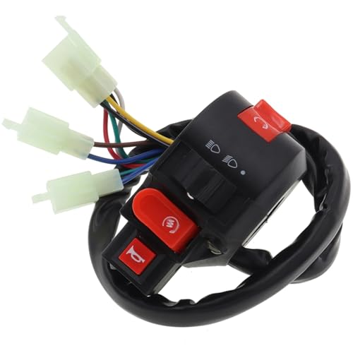 Interrupteur de moto 4 fonctions commando guidon quad et dirt bike 250cc