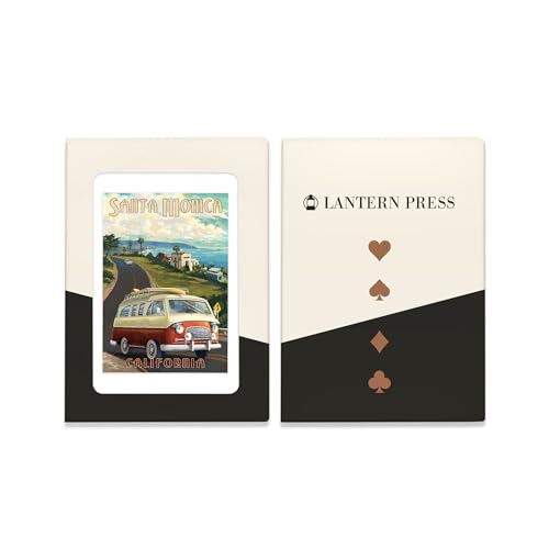 Lantern Press Naipes Póker Santa Monica, 52 cartas miniatura 4