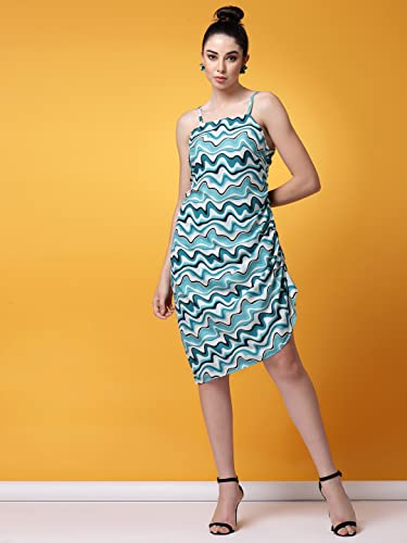 Image of OOMPH! Women's Crepe Sheath Knee-Length Dress