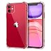 MoKo Compatible with iPhone 11 Case, Clear Reinforced Corners TPU Bumper + Anti-Scratch Anti-Yellow Transparent Hard Panel Cover Fit Apple iPhone 11 6.1 inch 2019 - Crystal Clear