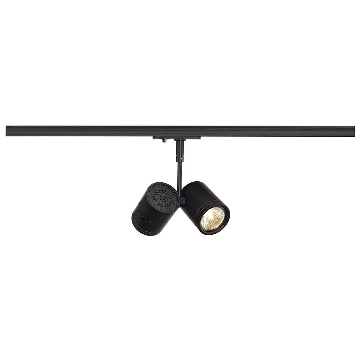 SLV 143430 Track Lighting Spotlights GU10 High voltage Black matt