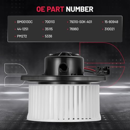Image of BDFHYK AC Heater Blower Motor Fan 700113 Compatible with Acura 2001-2003 CL, 1999-2003 TL,HVAC Blower Motor Assembly Replacement for BM00130C 79310-S0K-A01 15-80948