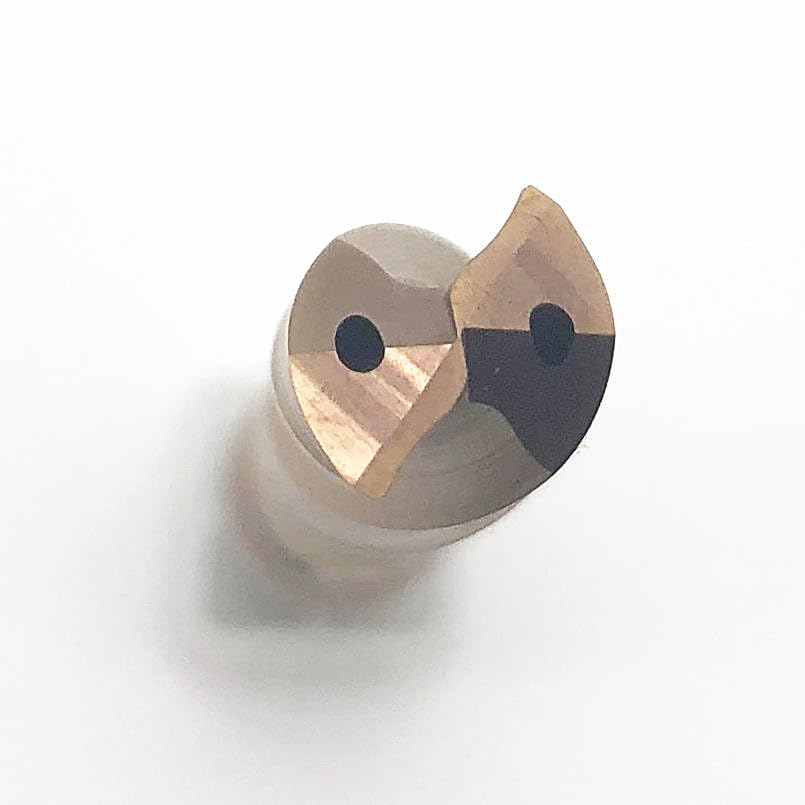 KLOT Solid Carbide Twist Drill Bit with TiCN Coating 2 Internal Coolant Holes (1.5mm-20.0mm) – Durable High-Speed Precision Drilling (D2.9x17xSD3xL60)