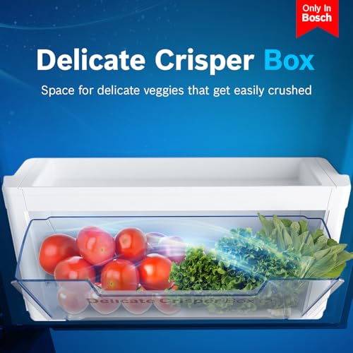 Image of Bosch 226 L, 3 star, Direct-Cool Single Door Refrigerator | 18 Hrs Cooling Retention | 2.5X Faster Cooling | Spacious Multi Box | Delicate Crisper for Soft Veggies (2026 model, CST22U13AI, Dark Lake)