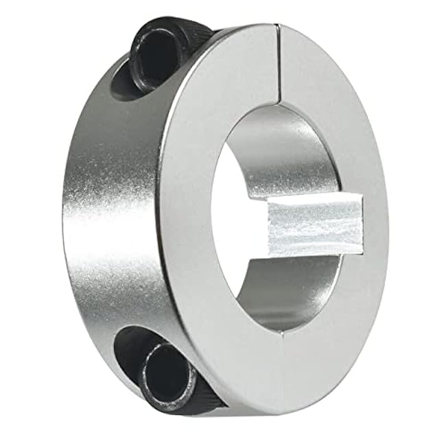 4-1 Axle Lock Collar Double Split Clamp Bearing Collars Aluminum Sprocket Hub Locks for Go Kart Racing Mini-Bike Shaft Drift Trike and Many Other Uses