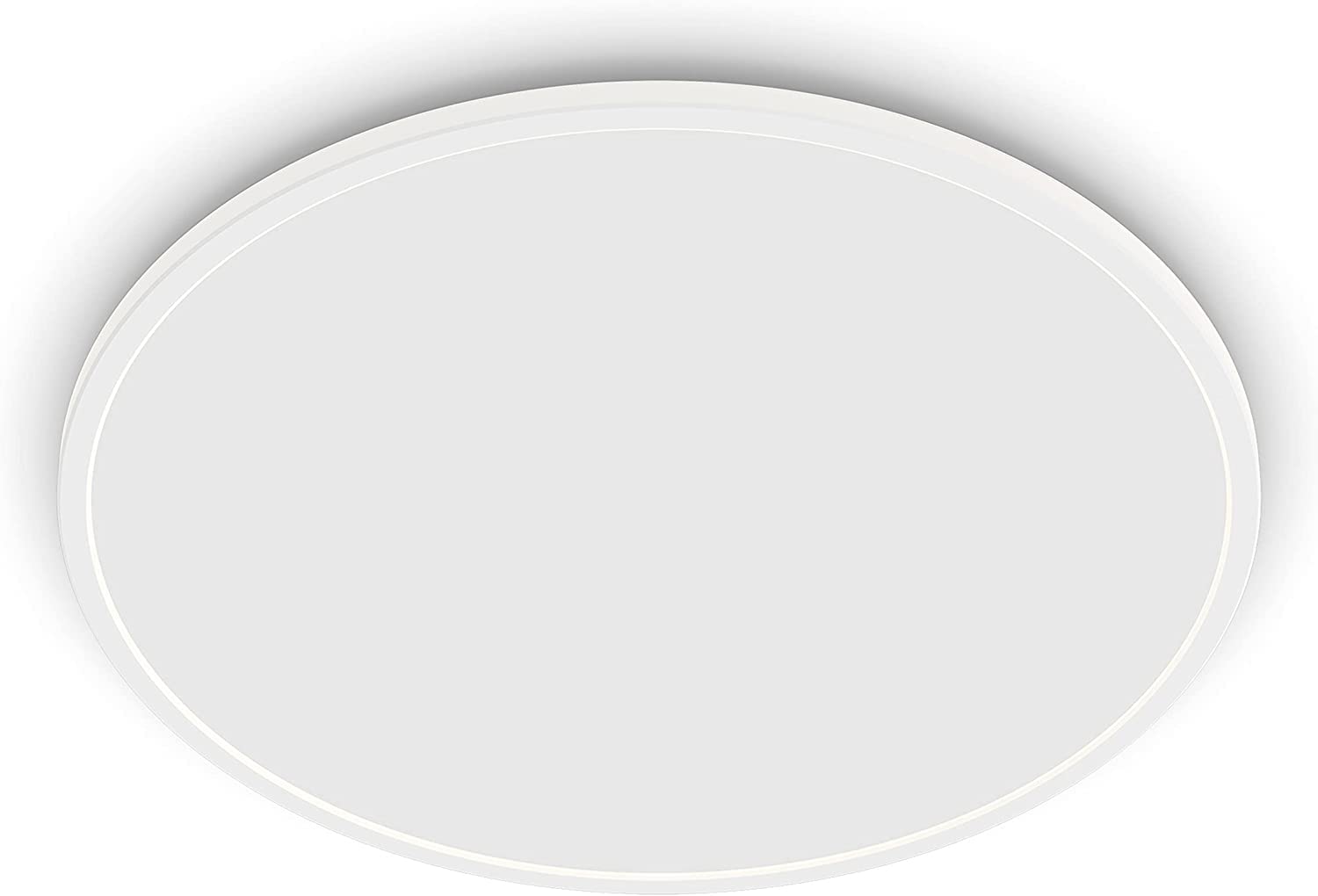 Philips White Led Superslim Outdoor Ceiling Light 15W [Cool - ] Water Resistant Ip54, For Garden, Patio And Terrace Lighting.