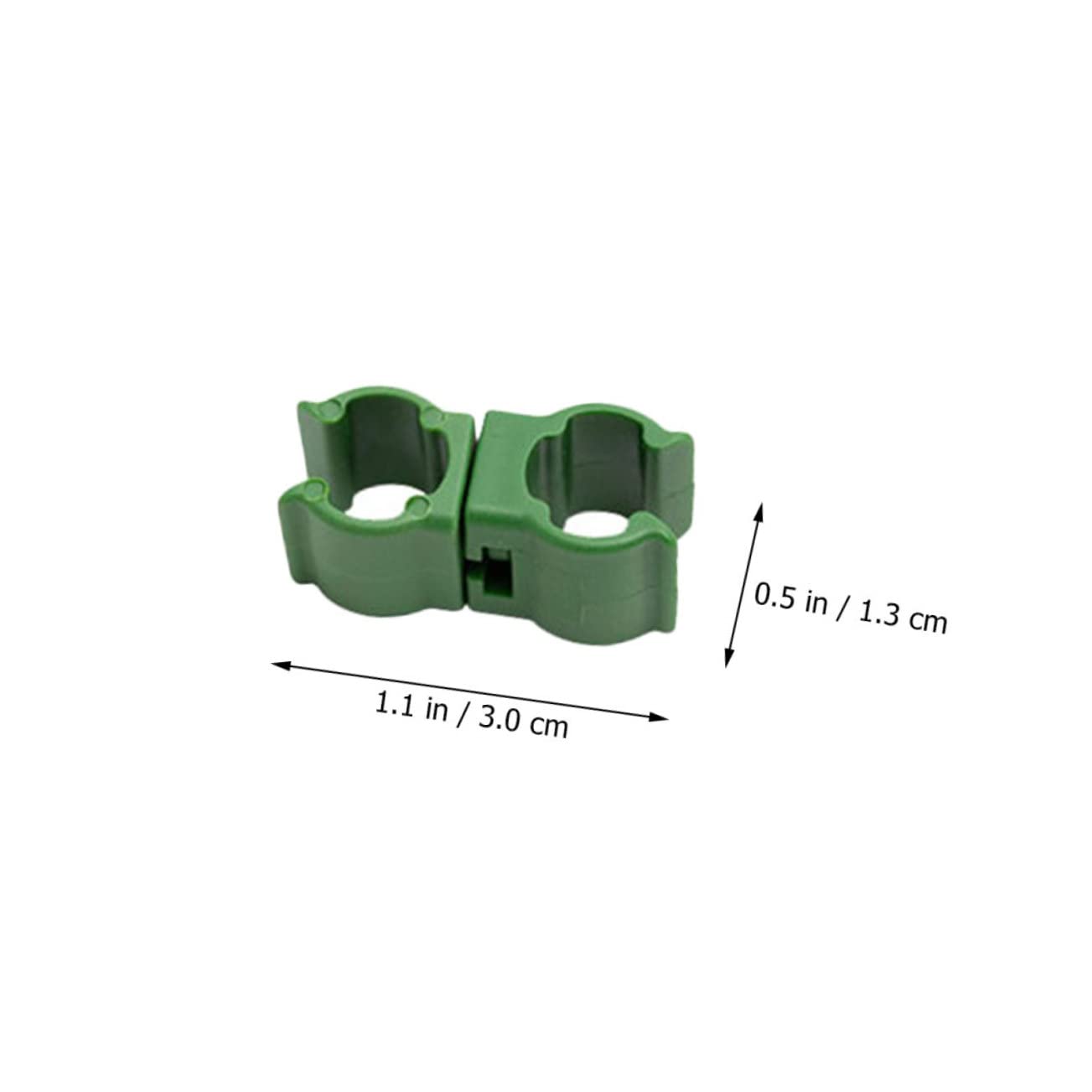 5 Sets Verstellbare Pflanzenstecker-Clips Rattan-kunststoffschnalle Unverzichtbar Für Obstgärten Gewächshäuser 50 Stück * 5