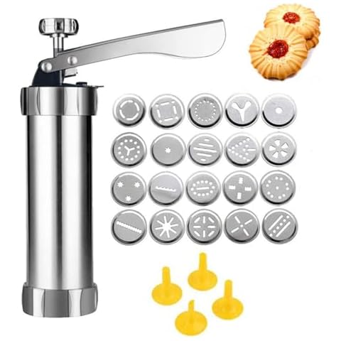 Povanjer Stainless Steel Cookie Press Kit Cover