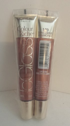 L'oreal Color Riche Lip Gloss 149 Tangerine Diamond (Pack of 2)