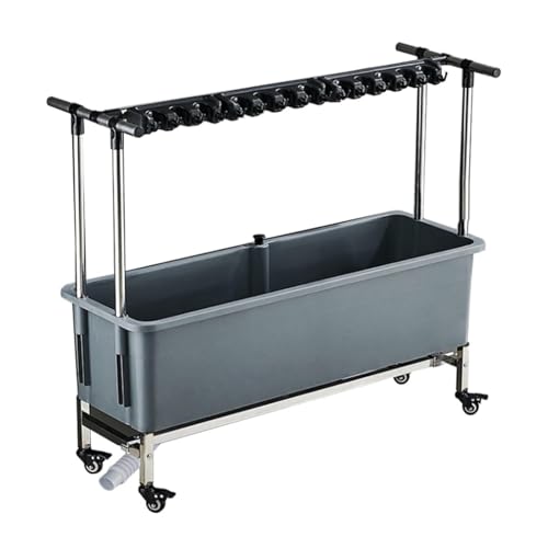 JYHHGDS Fregadero Multiusos, Cubos para fregona domésticos con Ruedas universales de 360°, Fregadero para lavandería, Organizador de fregona de Cocina (Longitud de la Piscina: 120 cm)