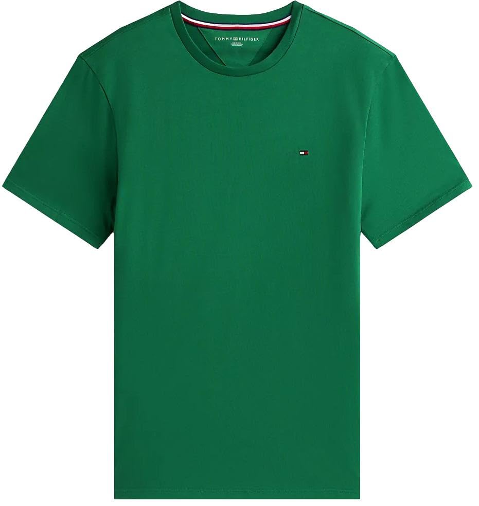 Image of Tommy Hilfiger Men's Stretch Jersey Crew Neck T-Shirt Gray