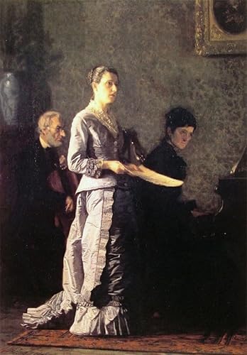 Tableaux sur toile la chanson pathétique d'Eakins 60x90cm