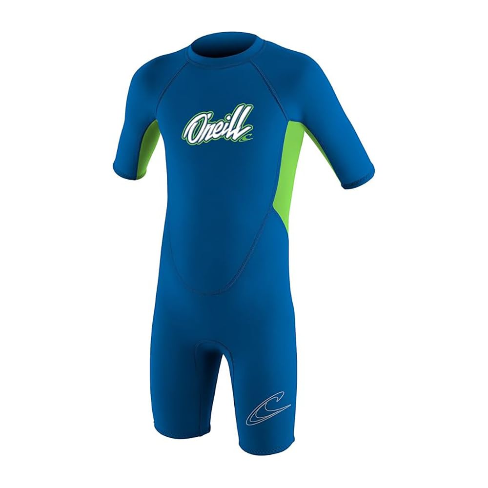 O'Neill Reactor toddler shorty wetsuit Youth 6 Ocean/dayglo (5127B)