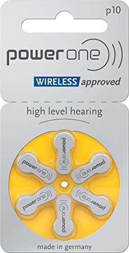 Image of Power One P10 Hearing Aid Battery (6 X 1 Pack) 6 Pcs