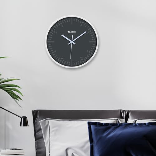 Image of Olive Tree Wall Clock 12 inch Silent Quartz Decorative Multicoloured Wall Clock Non-Ticking Classic Clock Battery Operated Round Easy to Read for Room /Home /Kitchen /Bedroom /Office /School - 9018