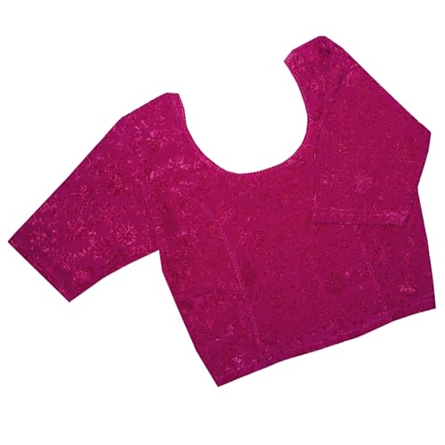 Image of Chandrakala Readymade Blouses for Women Sarees,Stretchable(B202-P)