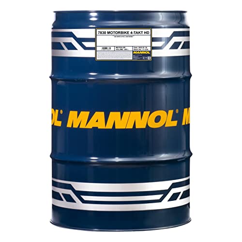 MANNOL Aceite de motor 20W-50 API SN 4-Takt Motorbike HD 208L Compatible con TOYOTA AYGO WNB1, KGB1, NISSAN Qashqai II J11, J11, KIA PICANTO TA